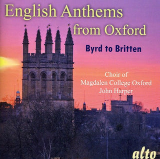 the album cover for Magdalen College Choir - English Anthems from Oxford