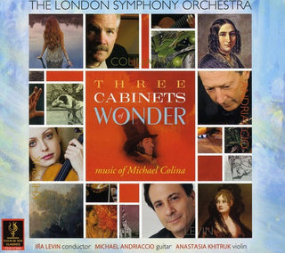 the album cover for Colina / Andriaccio / Khitruk / Lso / Levin - Three Cabinets of Wonder