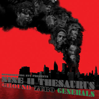 the album cover for Nine 11 Thesaurus - Ground Zero Generals