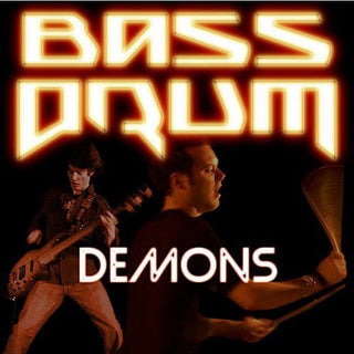 the album cover for Bass Drum - Demons