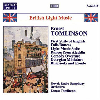 the album cover for E. TOMLINSON - First Suite of English Folk Dances