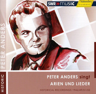 the album cover for Wagner/Smetana/Straub/Beethove - Peter Anders Sings Arias & Lieder