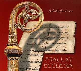 the album cover for Schola Solensis - Psallat Ecclesia: Sequences from Medieval Norway