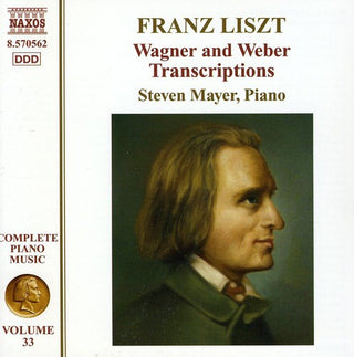 the album cover for Steven Mayer - Wagner & Weber Transcriptions: Piano Music 33