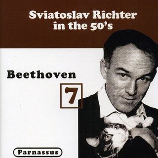 the album cover for L.V. Beethoven - Richter in the 1950s: Beethoven Diabelli 7