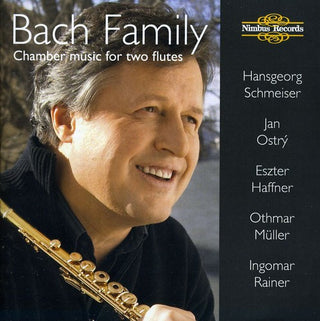 the album cover for J.S. Bach - Chamber Music for Two Flutes