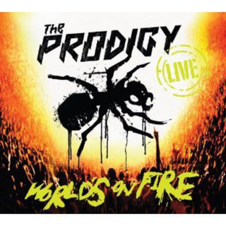 the album cover for The Prodigy - Live World's On Fire