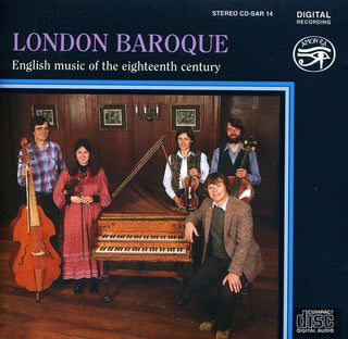 the album cover for London Baroque - English Music of the 18th Century