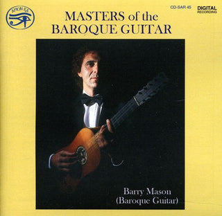 the album cover for Barry Mason - Masters of the Baroque Guitar