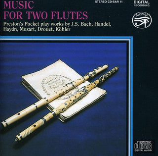 the album cover for On original instruments - Music for Two Flutes