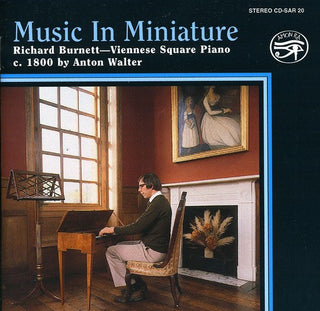 the album cover for Viennese Square Piano by Walter - Music in Miniature