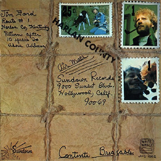 the album cover for Jim Ford - Harlan County