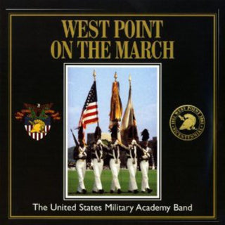 the album cover for US Military Academy Band - West Point on the March