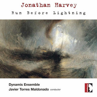 the album cover for Jonathan Harvey - Run Before Lightning