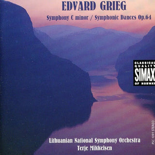 the album cover for Lithuanian National Symphony Orchestra - Symphony in C minor / Symphonic Dances
