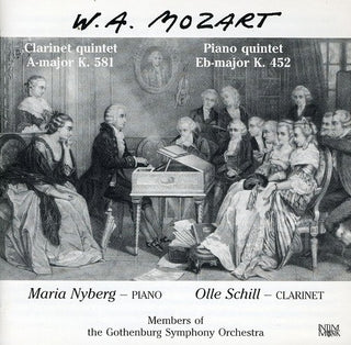 the album cover for Olle Schill - Klarinettkvintett Pianokvintett
