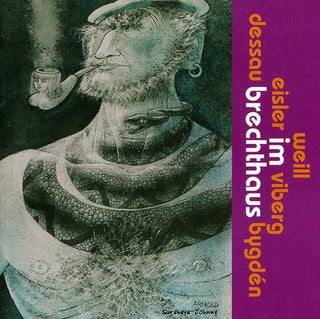 the album cover for Kerstin Viberg - Im Brechthaus