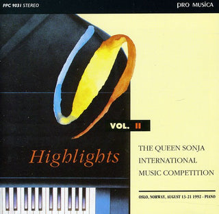 the album cover for Hindemith/Ligeti/Liszt/Rave - V.2: Queen Sonja Intl Competition 1992 (HLTS)