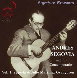 the album cover for AndrÃ©s Segovia - His Contemporaries 1
