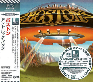 the album cover for Boston - Don't Look Back