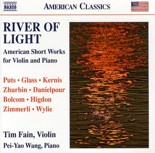 the album cover for Tim Fain - River of Light: American Short Works
