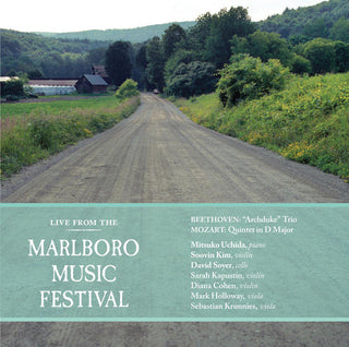 the album cover for MITSUKO UCHIDA - Marlboro Music Festival Live 1