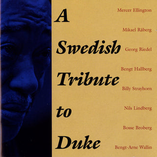 the album cover for Swedish Radio Jazz Group - Swedish Tribute Duke