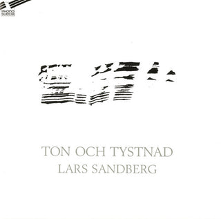 the album cover for Lars Sandberg - Ton Och Tystnad