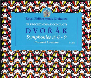 the album cover for Grzegorz Nowak - Grzegorz Nowak Conducts Dvorak Symphonies 6-9