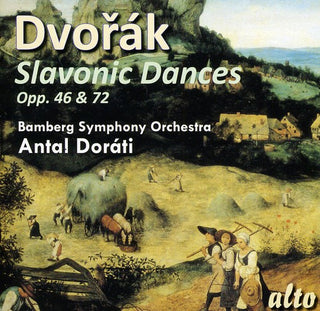 the album cover for Bamberg Symphony Orchestra - Slavonic Dances Opp 46 & 72
