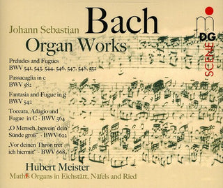 the album cover for Bach / Meister - Organ Works
