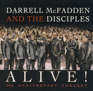 the album cover for Darrell McFadden & The Disciples - Alive! 20th Anniversary Concert