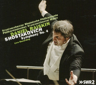 the album cover for Daniel Raiskin, Staatsorchester Rheinische Philharmonie & Philharmonic Orchestra Mainz - Symphony 4 [Digipak]