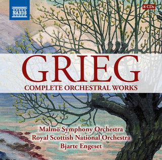 the album cover for Greig - Comp Orch Works