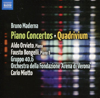 the album cover for Aldo Orvieto - Piano Concerto / Quadrivium