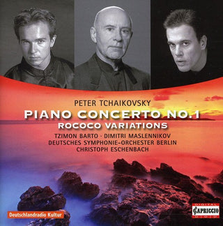 the album cover for Dimitri Maslennikov - Piano Concerto 1 / Rococo-Variations