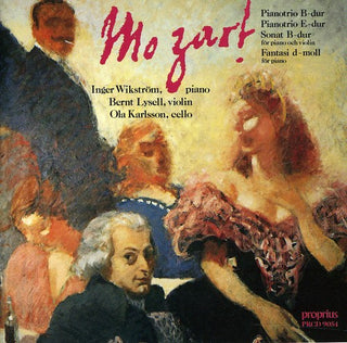 the album cover for Bernt Lysell - Piano Trios