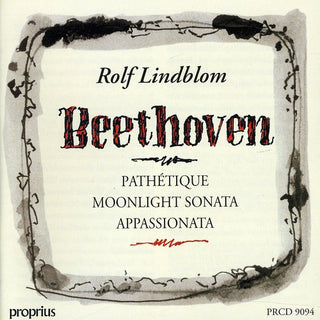 the album cover for Rolf Lindblom - Piano Sonatas 8 & 14