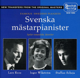 the album cover for Lars Roos - Famous Swedish Pianists