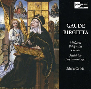 the album cover for Schola Gothia - Gaude Birgitta