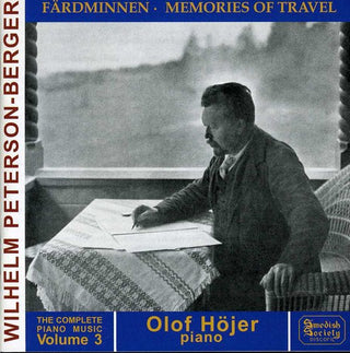 the album cover for Olof Hojer - Complete Piano Music 3: Memo