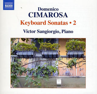 the album cover for Cimarosa / Sangiorgio - Keyboard Sonatas 2
