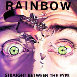 the album cover for Rainbow - Straight Between Eyes