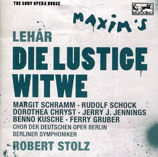 the album cover for Lehar / Schramm / Berlin Sym Orch / Stolz - Merry Widow
