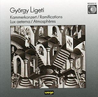 the album cover for Gyorgy Ligeti - Chamber Concerto for 13 Instruments / Lux Aeterna