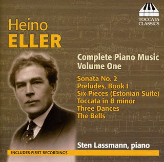 the album cover for Sten Lassmann - Complete Piano Music 1