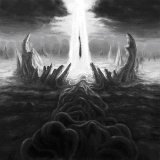 the album cover for Nuclearhammer & Begrime Exemious - Heretical Serpent Cult Split CD