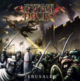 the album cover for Astral Doors - Jerusalem