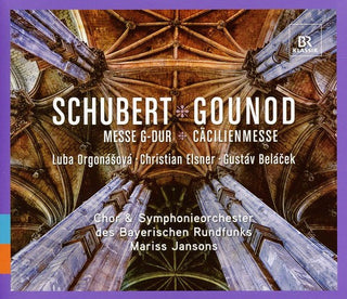 the album cover for Mariss Jansons - Messe G-Dur Cacilienmasse