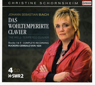 the album cover for CHRISTINE SCHORNSHEIM - Well-Tempered Clavier